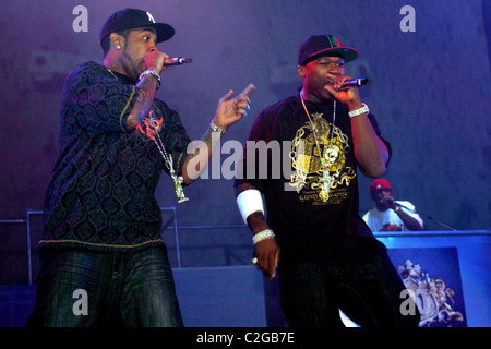 50 Cent live in der Odyssey Arena Belfast, Irland - 05.11.07 / Stockfoto