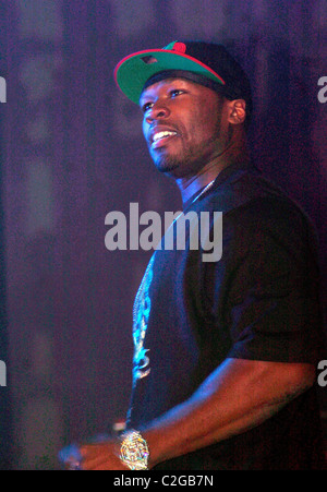 50 Cent live in der Odyssey Arena Belfast, Irland - 05.11.07 / Stockfoto