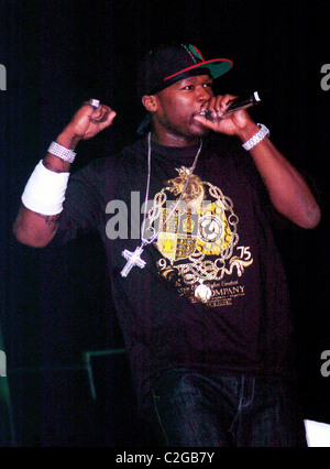 50 Cent live in der Odyssey Arena Belfast, Irland - 05.11.07 / Stockfoto