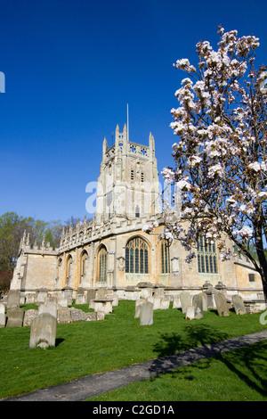 St. Marien Kirche Fairford Dorf Gloucestershire Cotswolds england Stockfoto