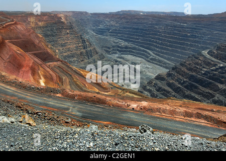 Super Pit Goldmine, Kalgoorlie Westaustralien Stockfoto