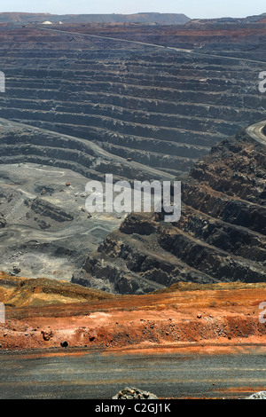 Super Pit Goldmine, Kalgoorlie Westaustralien Stockfoto