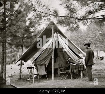 Harrisons Landing, Virginia. Hauptsitz des Signal Corps Stockfoto