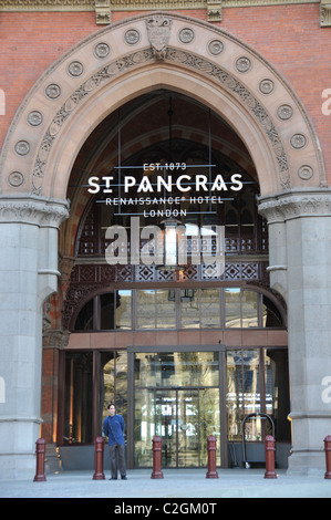 St Pancras Renaissance Hotel London St Pancras Bahnhof Stockfoto