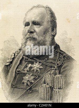 Wilhelm III. (Brüssel, 1817-Castillo de Loo, 1890). König der Niederlande und Großherzog von Luxemburg (1849-1890). Stockfoto