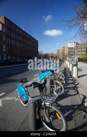 Dublin-Bike-Schema, Dublin, Irland. Transport-Initative, fährt kostenlos Fahrräder. Stockfoto