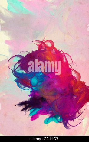 Abstrakte Aquarell Stil Hintergrund oder Textur Stockfoto