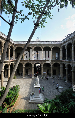 Havanna. Kuba. Innenhof des Museo de la Ciudad, im Palacio de Los Capitanes Generales, Habana Vieja/Altstadt Havannas. Stockfoto