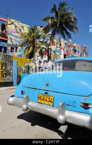 Havanna. Kuba. Callejon de Hamel, Centro Habana. Stockfoto