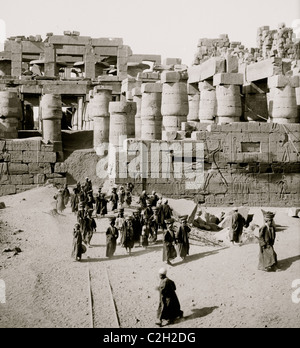 Karnak. Der große Tempel des Ammon Stockfoto