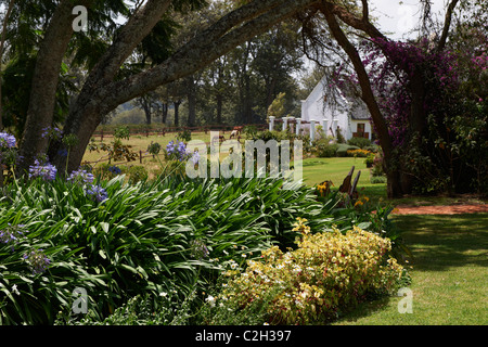 Gast im kapholländischen Stil der luxuriösen fünf-Sterne lodge The Manor im Shangri-La Estate, Ngorongoro, Tansania, Afrika Stockfoto