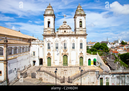 Igreja da Ordem Terceira Carmo und der Pelourinho, alte Salvador da Bahia, Brasilien Stockfoto