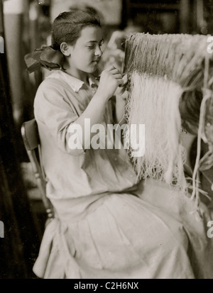 Rhea Quintin - 14 Jahre alt. Handzeichnung Webb Frame. Stockfoto