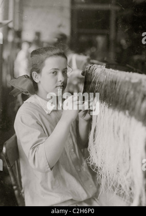 Rhea Quintin - 14 Jahre alt. Handzeichnung Webb Frame. Stockfoto