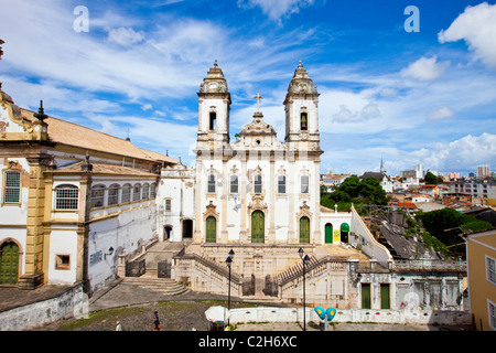 Igreja da Ordem Terceira Carmo und der Pelourinho, alte Salvador da Bahia, Brasilien Stockfoto