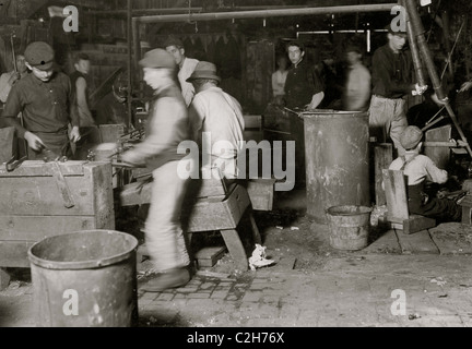 Tageslichtszene, Wheaton Glashütten. Stockfoto