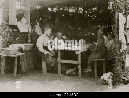 Noon Hour auf Berry Farm ist Bottomley in der Nähe von Baltimore, MD. Das Esszimmer. Stockfoto