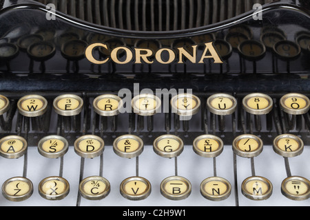 Schreibmaschine Schlüssel Stockfoto