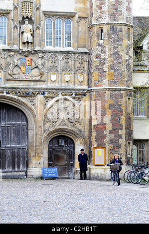 Trinity College in Cambridge, England. Stockfoto