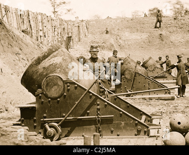 Belagerung von Yorktown, Virginia Akku #4 Stockfoto