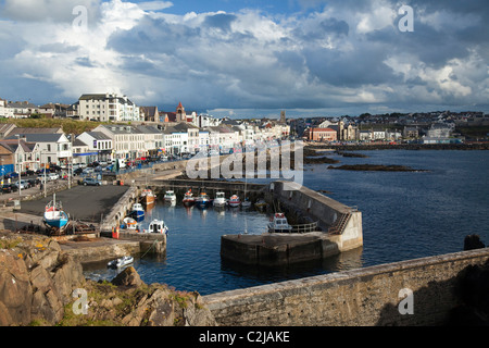Portstewart Hafen und Promenade, Co Derry, Nordirland. Stockfoto