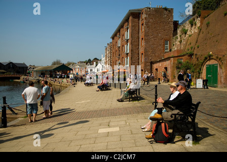 Exeter Kai Exeter Devon England UK 2011 Stockfoto