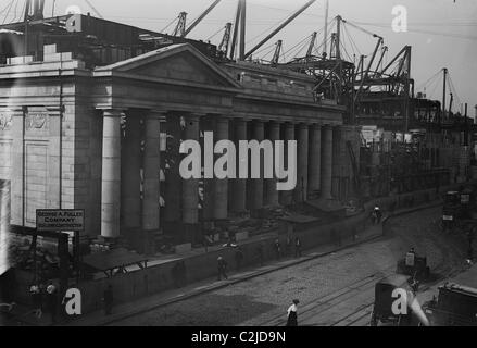 Angesichts der seit abgerissen Pennsylvania Railroad Station als von kardanringe gesehen Stockfoto