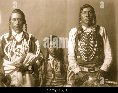 Schreiadler, schwere Kanone und Robert Calf Robe Stockfoto