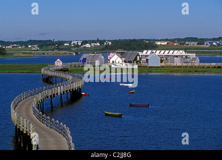 Le Pays de la Sagouine, Theme Park, Stadt Bouctouche, Provinz New Brunswick, Kanada Stockfoto