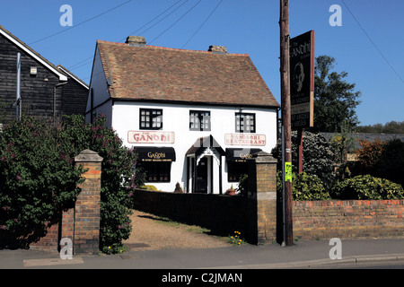 Gandhi in Sandy indischen Restaurant Bedfordshire Stockfoto