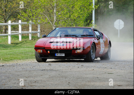 Stock Foto von einem 1972 De Tomaso Pantera in der Tour Auto optic 2000 im Jahr 2011. Stockfoto