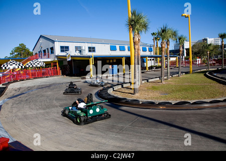 Nitro-Gasse, Speedpark Motor Sport, Daytona Beach, FL Stockfoto