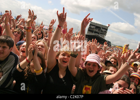 ' T in The Park "Musikfestival bei Balado, in Schottland. Stockfoto