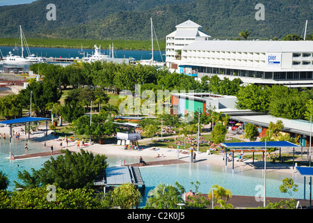 Die Esplanade Lagoon. Cairns, Queensland, Australien Stockfoto