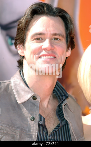 Jim Carrey Dr. Seuss Horton hört ein Hu! Premiere - roten Teppich Los Angeles, Kalifornien - 08.03.08 Stockfoto