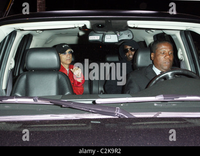 Jimmy Iovine und Sean "P. Diddy" Combs Mercedes-Benz Herbst 2008 LA Fashion Week Smashbox Studios - Ashley Paige Sammlung Stockfoto