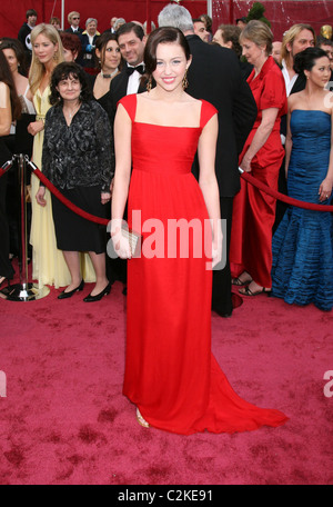 Miley Cyrus 80. Annual Academy Awards (Oscars) - Ankünfte Los Angeles, Kalifornien - 24.02.08 Stockfoto