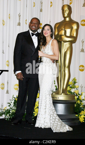 Marion Cotillard und Forest Whitaker den 80. Annual Academy Awards (Oscars) - Presse Raum Los Angeles, Kalifornien - 24.02.08 Stockfoto