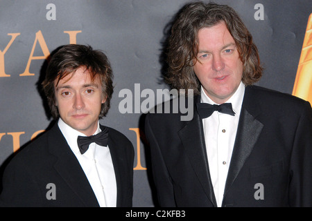 James May und Richard Hammond RTS Programm Awards 2007 im Grosvenor House London, England - 19.03.08 Stockfoto