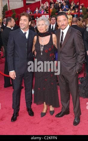 Javier Bardem und Gästen den 80. Annual Academy Awards (Oscars) - Ankünfte Los Angeles, Kalifornien - 24.02.08 Stockfoto