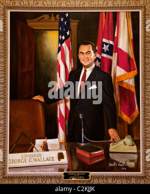 Porträt von Gouverneur George Wallace Stockfoto