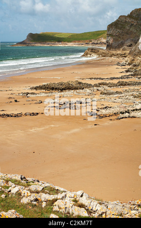 Mewslade Bay, Gower, Wales Stockfoto