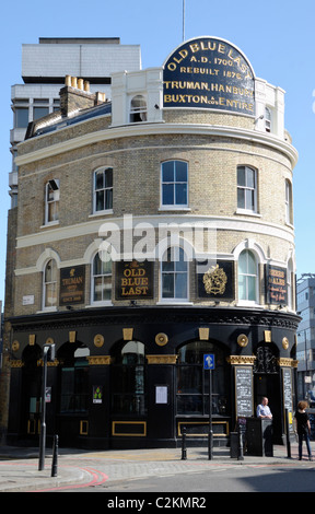 Das Old Blue Last Public House Great Eastern St, Shoreditch, London, England Stockfoto