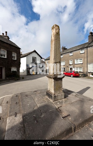 Das Dorf quadratisch, Baden-Baden, Grange-über-Sande, Cumbria, England, UK. Stockfoto