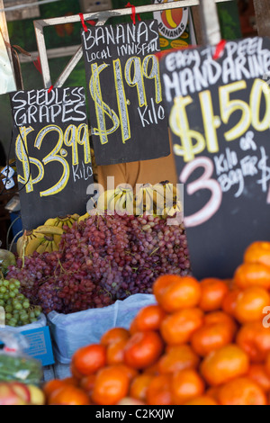 Frische Produkte auf Rustys Märkten. Cairns, Queensland, Australien Stockfoto