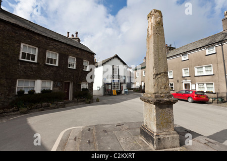 Das Dorf quadratisch, Baden-Baden, Grange-über-Sande, Cumbria, England, UK. Stockfoto