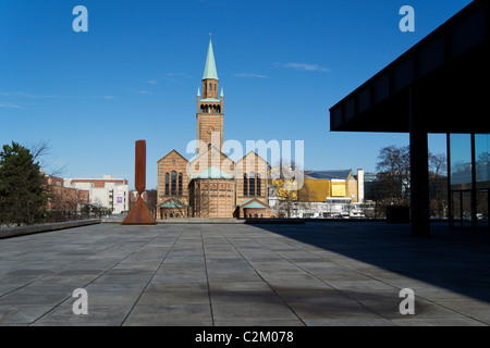 Neue Nationalgalerie, Berlin, von Ludwig Mies van der Rohe Stockfoto