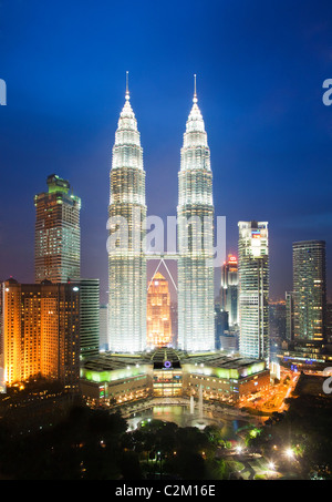 Petronas Towers, Kuala Lumpur Stockfoto