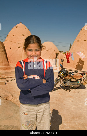 Syrienwüste Badiyat al Sham, Bauernhof Schafe, Kultur, Beduinen Beduinen Dörfer, Mann Frau, Syrischen Nahen Osten Stockfoto