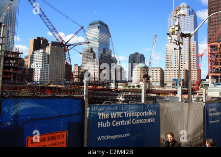 GROUND ZERO NEW YORK USA 12. Oktober 2010 Stockfoto